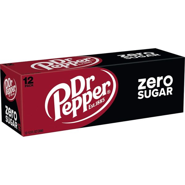 DR PEPPER ZERO SUGAR - 12 OZ - Image 10