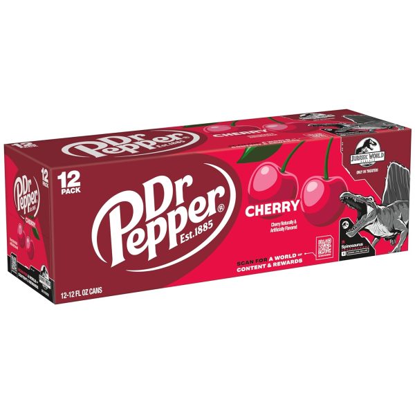 DR PEPPER - CHERRY. 12 OZ - Image 6