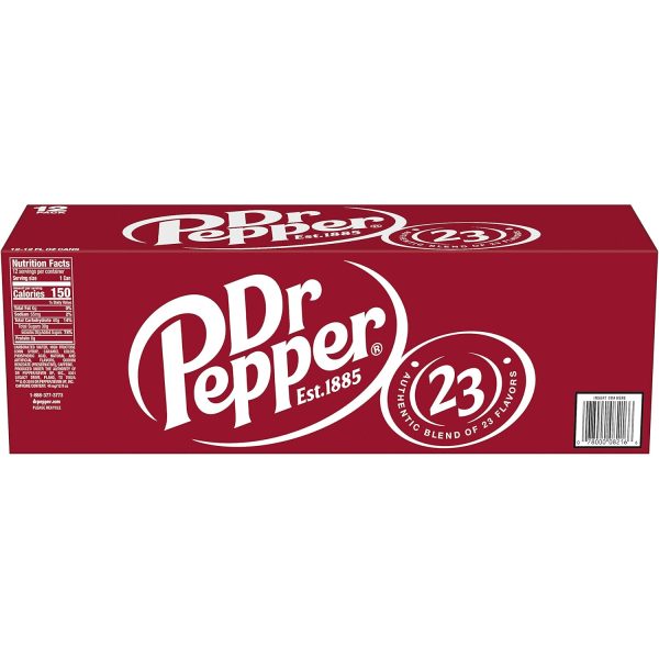 Dr Pepper Soda. 12 fl oz cans - Image 13