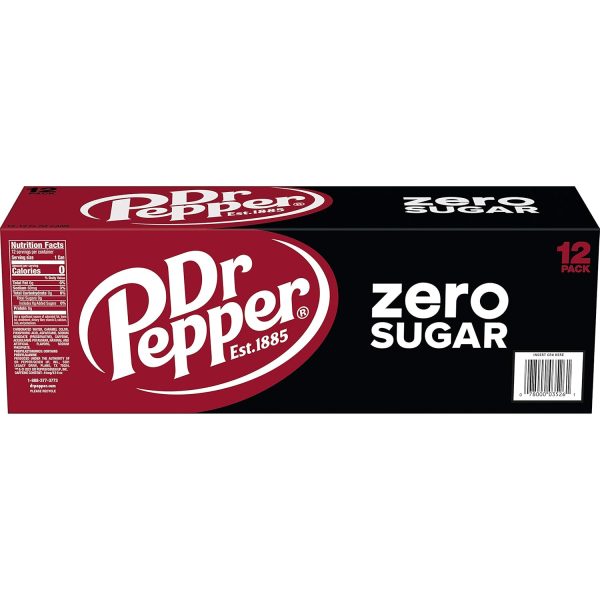DR PEPPER ZERO SUGAR - 12 OZ - Image 12